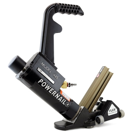 Powernail 445PRLSW Pneumatic 16-Gauge L-Cleat Flooring Nailer w/ Adjustable Rolling Base 445PRLSW